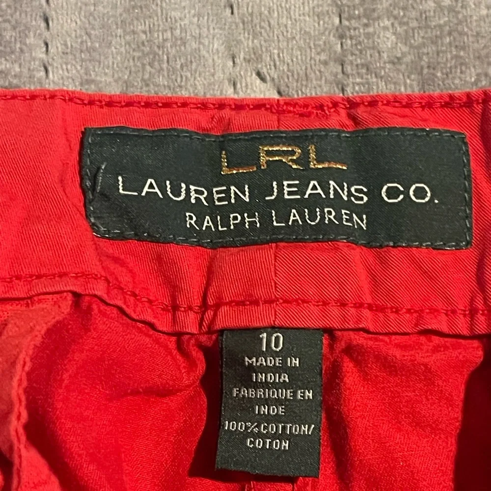 Lauren Jeans co pants women’s size 10 red pre-owned condition‎ - Picture 7 of 11